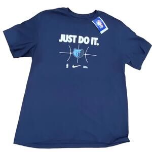 Memphis Grizzlies Nike Shirt Short Sleeve Men’s Large Tshirt Just Do It NWT L
